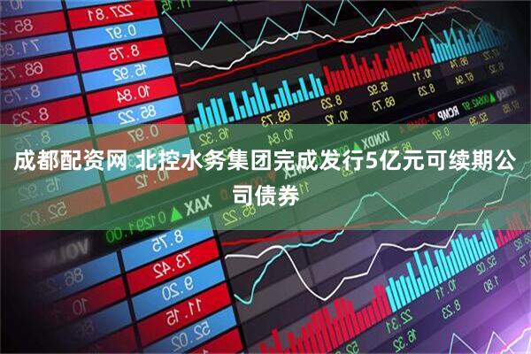 成都配资网 北控水务集团完成发行5亿元可续期公司债券